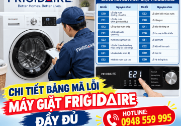 Bảng Mã Lỗi Máy Giặt Frigidaire