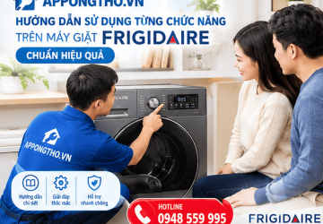 Sử Dụng Máy Giặt Frigidaire